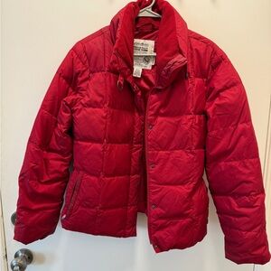 Eddie Bauer Red Goose Down Jacket